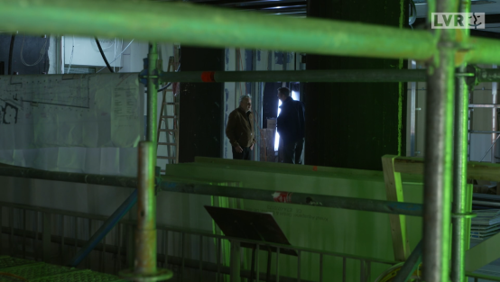 Dr. Thomas Otten und Prof. Sebastian Ristow im Hintergrund | Screenshot Imagefilm  ©LVR2023