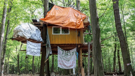 Baumhaus im Hambacher Forst