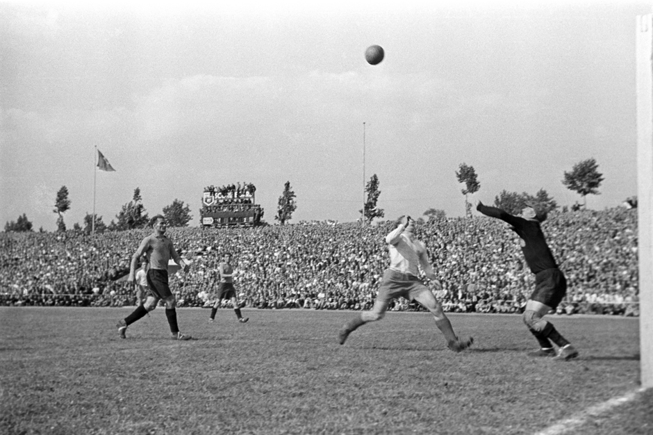 Spielszene eines Fußballspiels