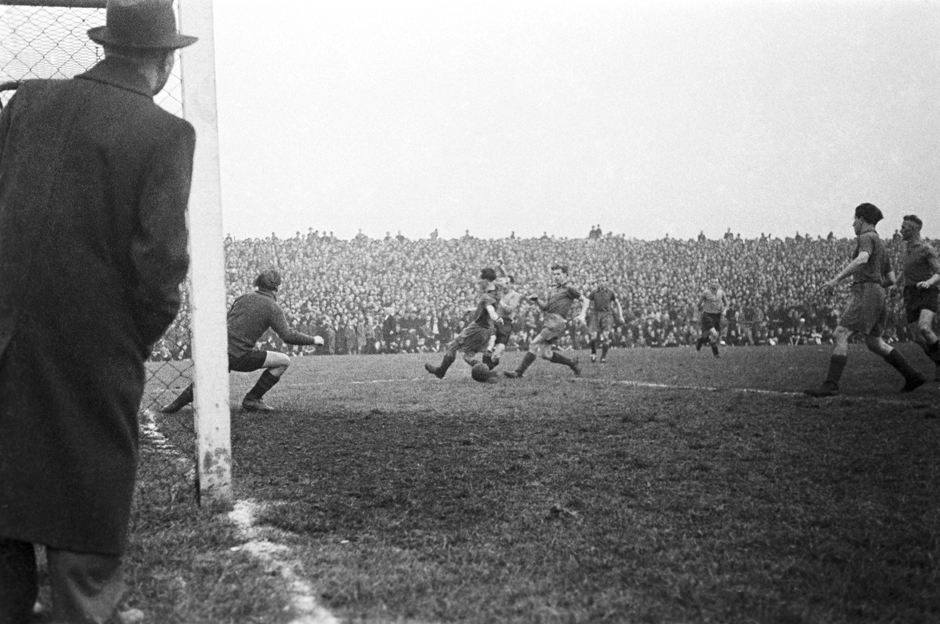 Spielszene eines Fußballspiels