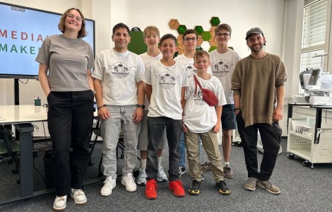 Gruppenfoto 3 Eulen Design und LVR-ZMB