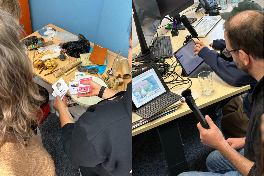 Impressionen aus dem Workshop Tonfabrik