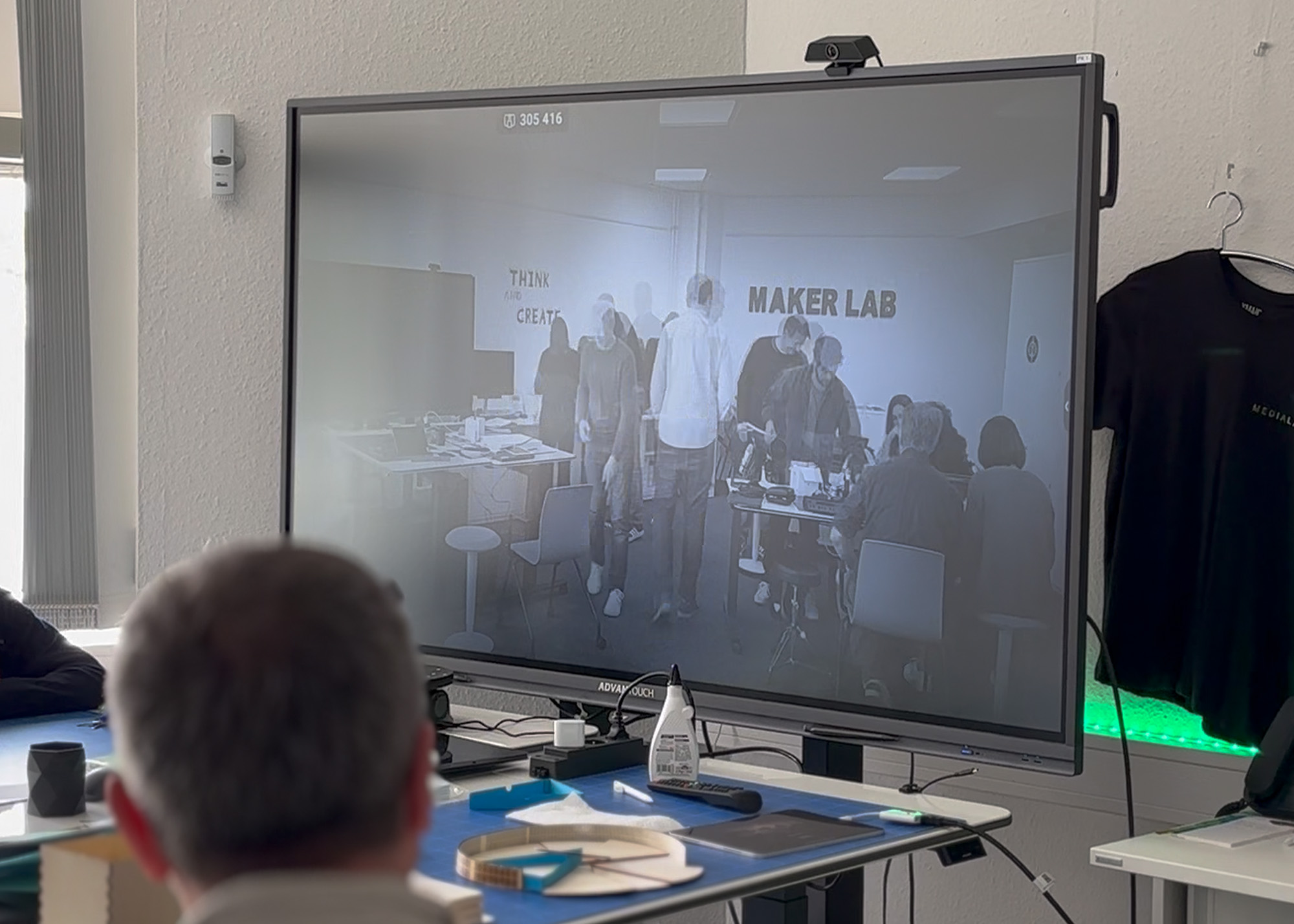 Videodreh des gesamten Prozesses