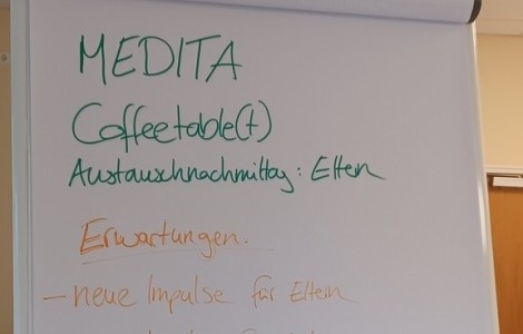 FlipChart mit Text in verschiedenen Farben
