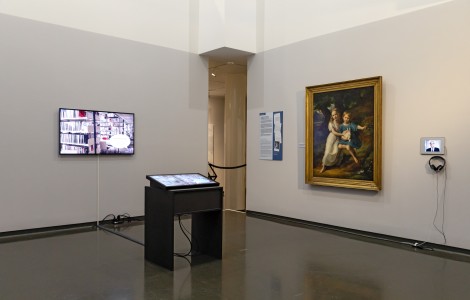 Ausstellung Stadtmuseum Düsseldorf Max Stern Touch-Station.