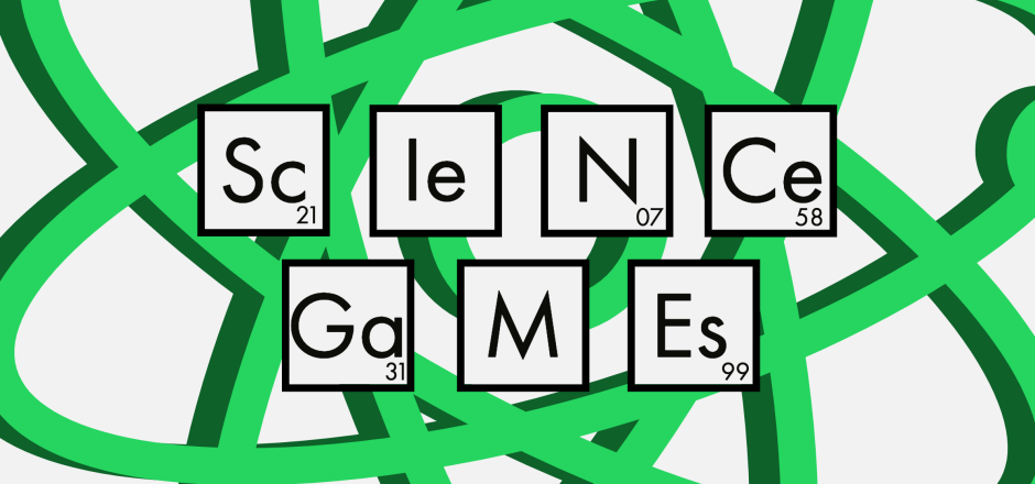 Schriftzug Science Games